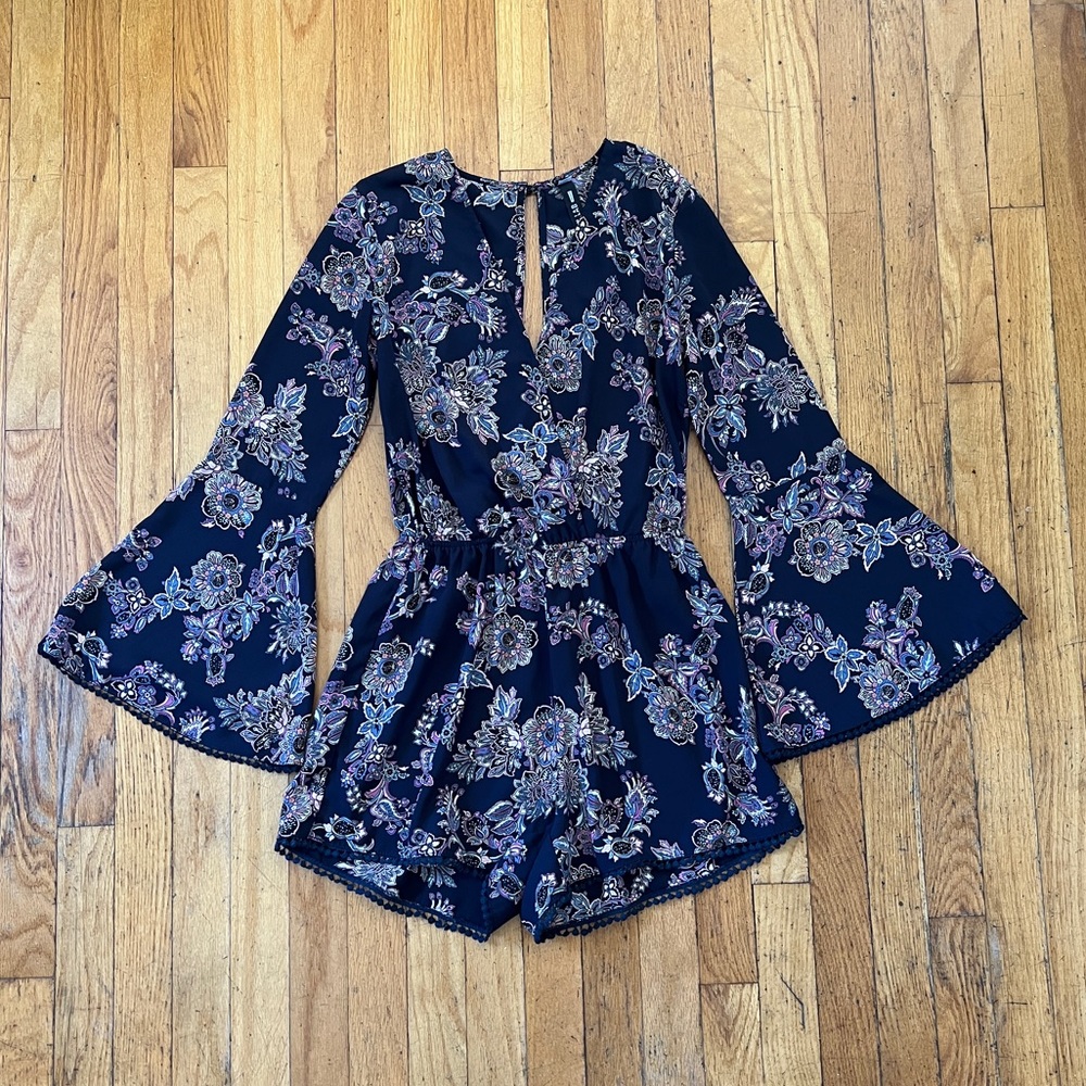 Design Lab Floral Romper